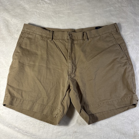 Polo Ralph Lauren Other - Polo Ralph Lauren Chino Shorts Mens 40 Brown Tan 6" Inseam Classic Fit Preppy